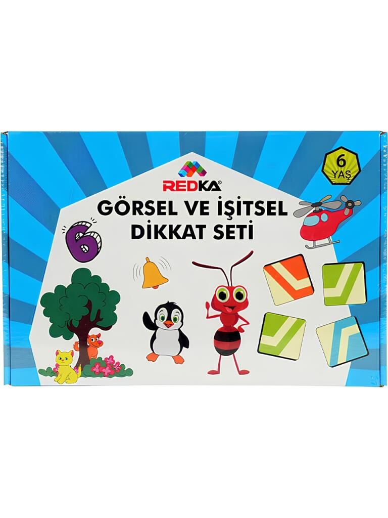REDKA GORSEL VE ISITSEL DIKKAT SETI 6 YAS RED-RD86