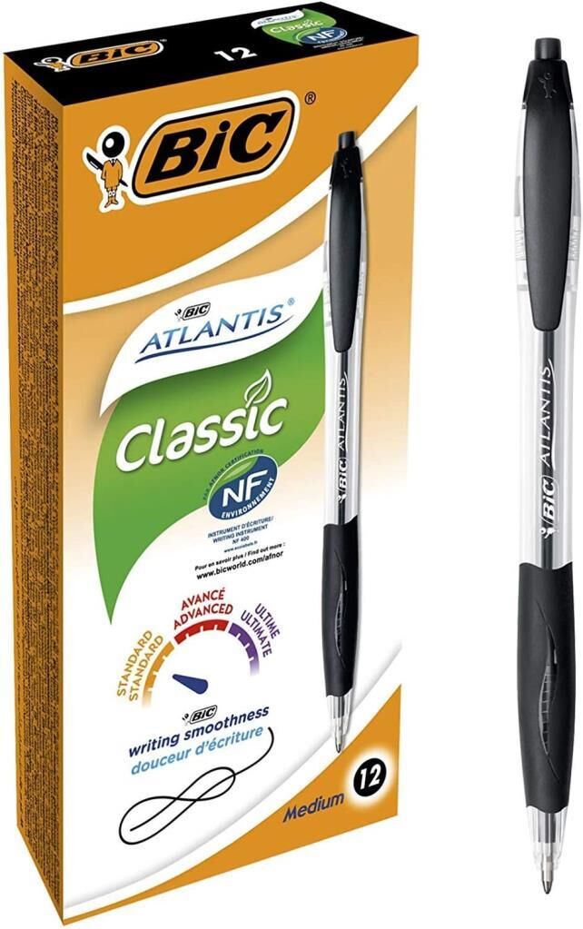 BIC ATLANTIS CLASSIC SIYA BASMALI TUKENMEZ KLM 12L