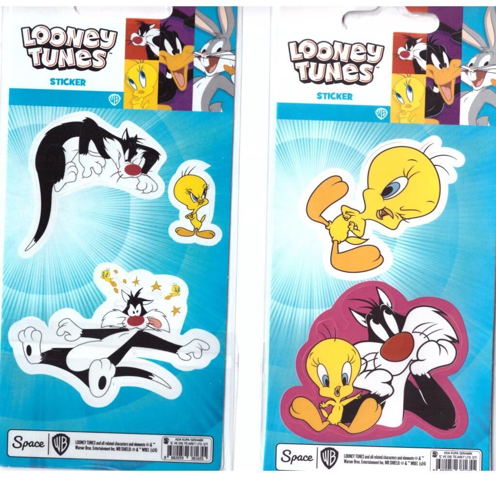 LOONEY TUNES TWEETY-SYLVESTER STICKER STC-381655