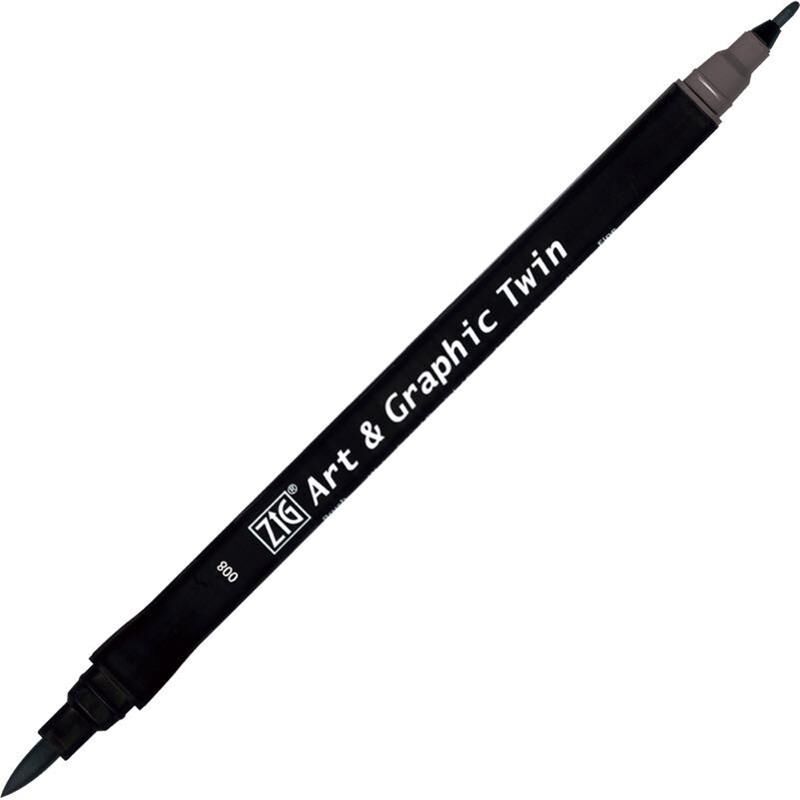 ZIG ART&GRAPHIC TWIN TUT-80 8 GRAY