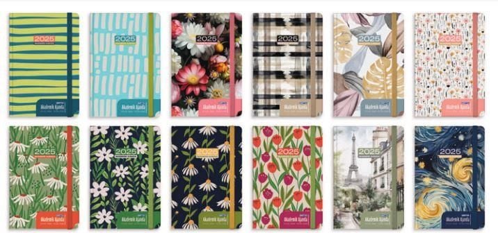 GIPTA HAFTALIK AKADEMIK AJANDA 17x24(160-PSK) 2025