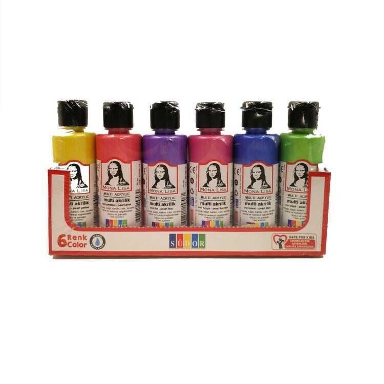 SUDOR AKRILIK BOYA 6x70 ML MULTI INCI SET SD1006I