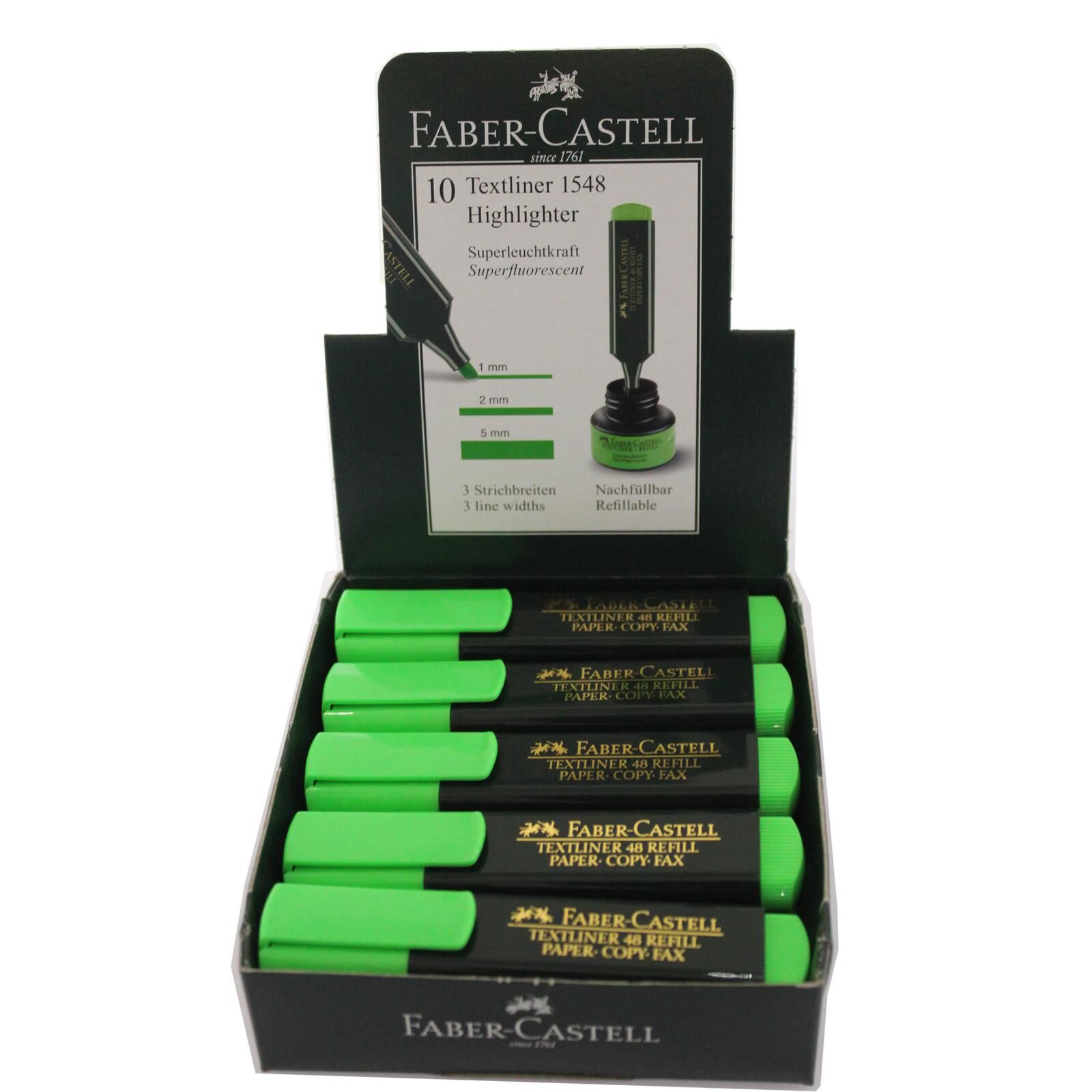 FABER FOSFORLU KALEM YESIL 10 LU (5030154863)