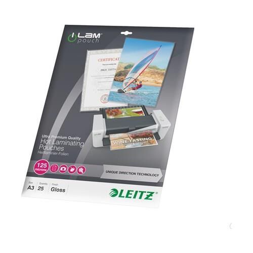 LEITZ LAMINASYON FILMI A3 125MIC 25 LI L-7489