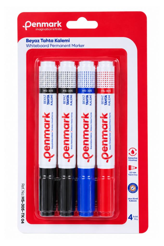 PENMARK TAHTA KALEMI 4 LU BLS. HS 305 TK 04
