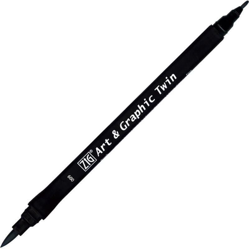 ZIG ART&GRAPHIC TWIN TUT-80 9 BLACK