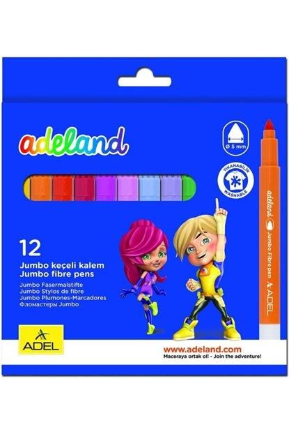 ADELAND KECELI KALEM JUMBO 12 RENK