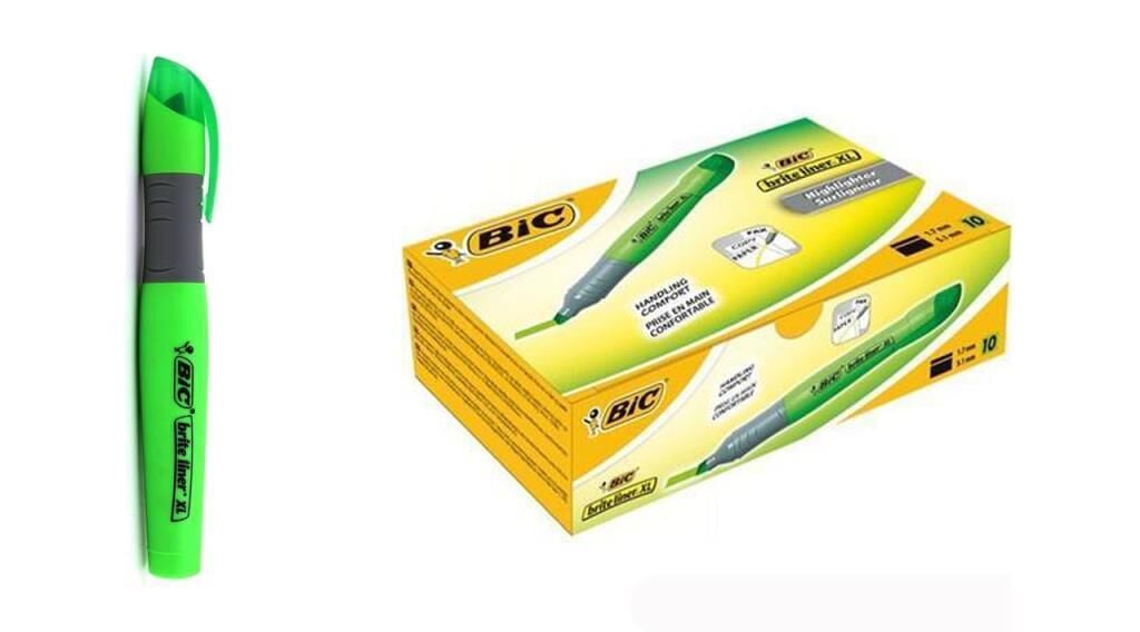 BIC FOSFORLU KALEM BRITE LINER XL YESIL 10 LU KUTU