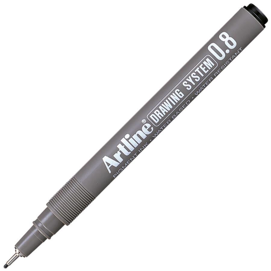 ARTLINE CIZIM KALEMI 08mm SIYAH 1 LI BLS.(238)