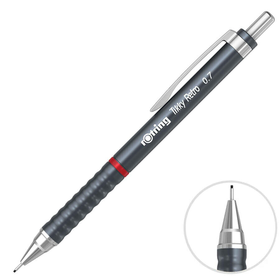 ROTRING VERSATIL TIKKY 07 RETRO METALIK GRI