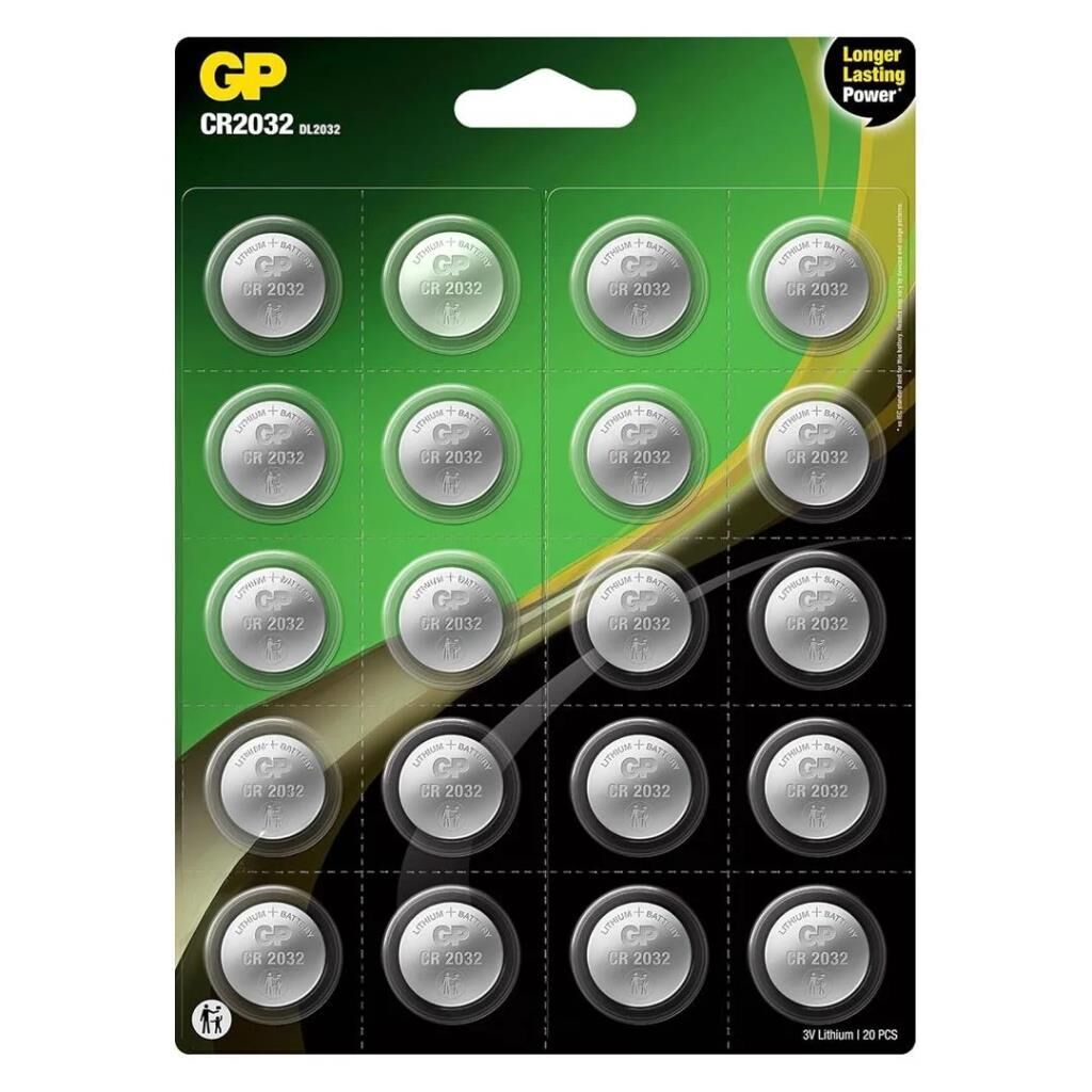 GP CR2032-2CAI20 3V LITYUM PIL 20 LI BLISTER