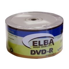 ELBA DVD-R PRINTABLE 4,7GB 120MIN.2X-16X 50LI