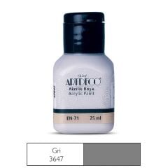 ARTDECO AKRILIK BOYA 25ML GRI (70A-3647)
