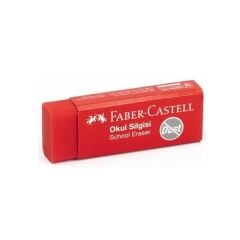 FABER OKUL SILGISI KIRMIZI 1 LI (187223)