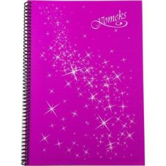 KOMEKS SPIRALLI DEFTER PP KAPAK A4 144YP CIZGILI