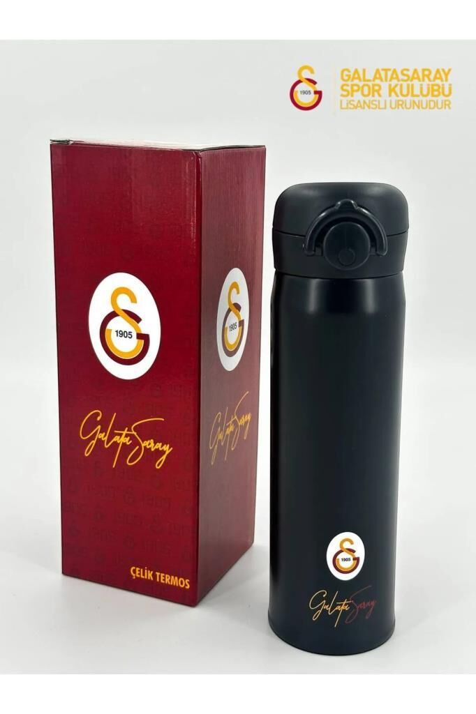 GALATASARAY CELIK TERMOS KILITLI MUG 500 ML