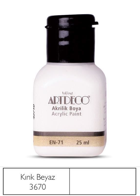 ARTDECO AKRILIK BOYA 25ML KIRIK BEYAZ (3670)