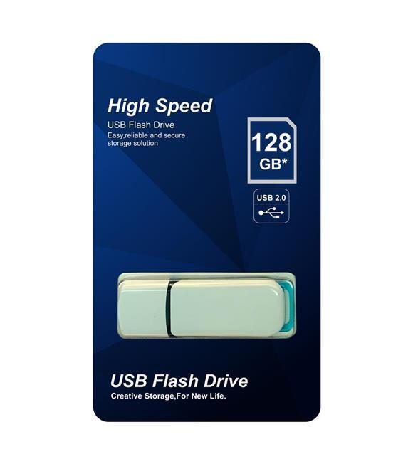 ELBA FLASH BELLEK 128GB USB 2.0 BEYAZ-MAVI