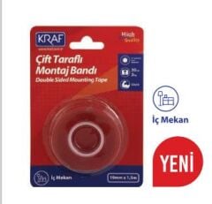 KRAF MONTAJ BANDI CIFT TARAFLI 19mm x 1,5 2530G