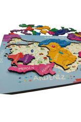GIFT PLUS AHSAP TURKIYE HARITASI YAPBOZ 20x40 79LU
