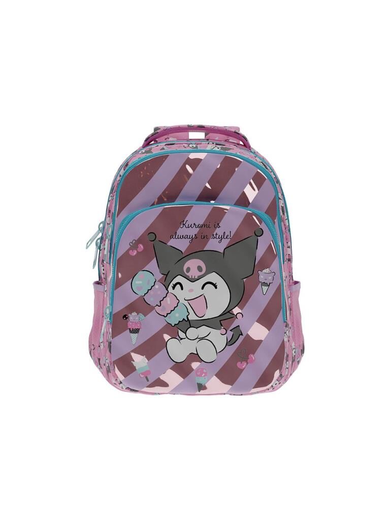 Kuromi Okul Çantası 3193 42x27x12 cm Su İtici Ergonomik Sırt Çantası