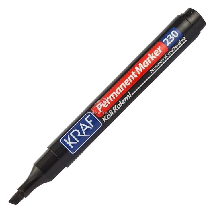 KRAF PERMANENT MARKER KESIK UC SIYAH 1 LI (230)
