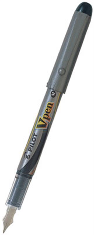 PILOT V-PEN DOLMAKALEM SILVER SIYAH
