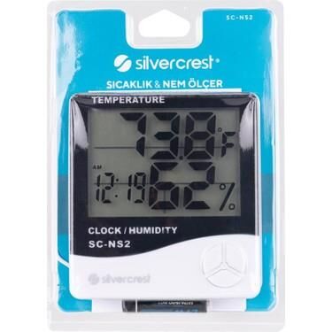 SILVERCREST SC-NS2 SICAKLIK NEM OLCER SAAT/ ALARM
