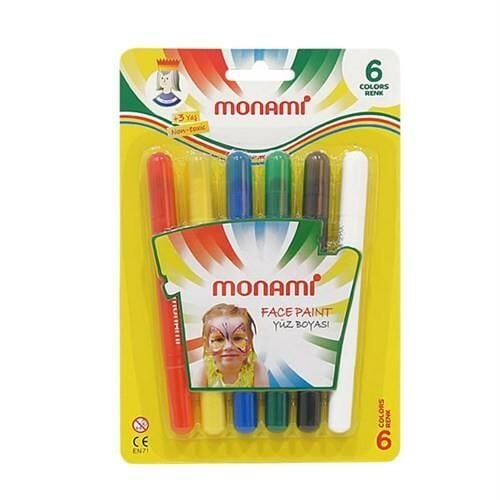 MONAMI YUZ BOYASI 6 RENK (MYB06)