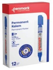 PENMARK PERMANENT MARKOR MAVI12 LI KUTU HS-405