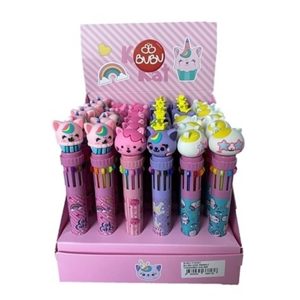 BU-BU COK RENKLI TUKENMEZ KALEM KEDILER