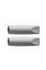 FABER CASTELL GRIP SILGI KALEM BASLIGI 2LI GRI