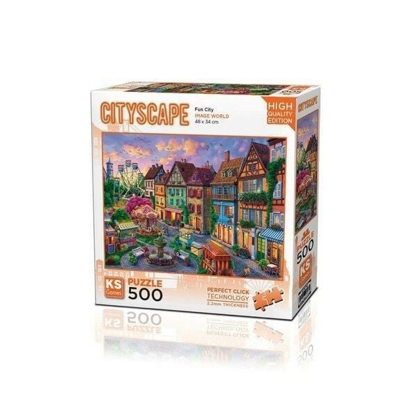 KS PUZZLE 500 PARCA FUN CITY (20047)