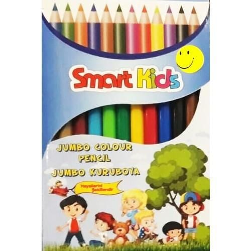 SMART KIDS 12 RENKKURUBOYA JUMBO KARTON KUTU 2972