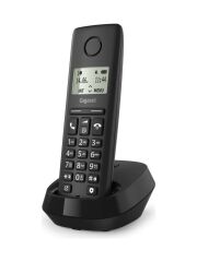 Gigaset Pure 100 DECT Telefon Siyah Çağrı Engelleme 50 Kişi Rehber