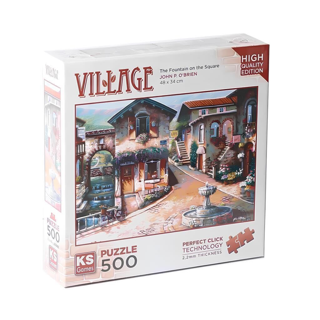 KS PUZZLE 500 PARCA THE FOUNTAIN ON THE SQUARE