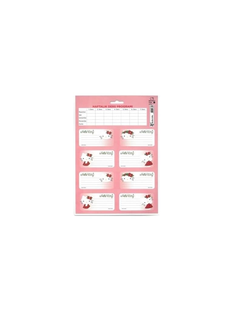 Hello Kitty Ders Programlı Okul Etiketi 3 Sayfa 24 Etiket 2201