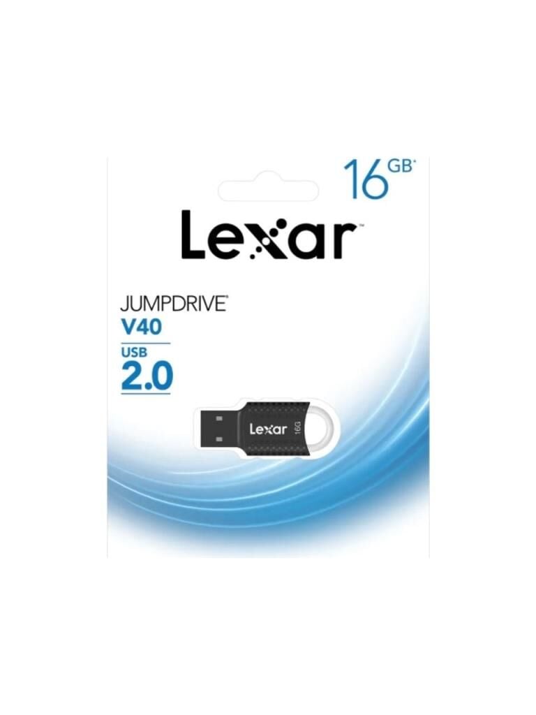 LEXAR 16GB USB 2.0 JUMP V40 SIYAH FLASH BELLEK