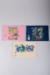 Lilo & Stitch Spiralli Resim Defteri 17x25 cm 15 Yaprak 300115-14