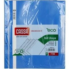 CASSA TELLI DOSYA MAVI 50 LI