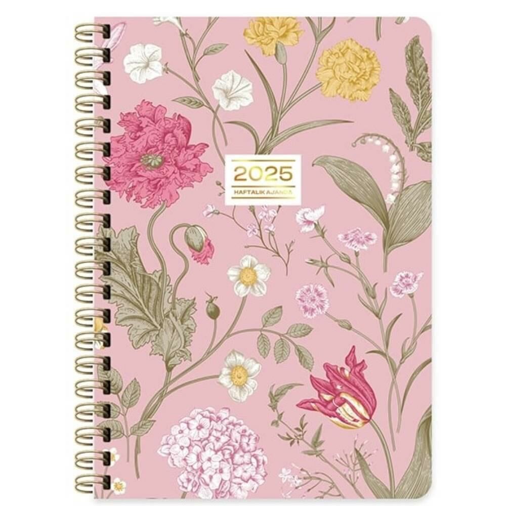 KESKIN AJANDA HAFTALIK 2025 A5 SPR.ELEGANT 600081