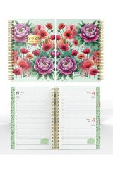 YMN GUNLUK AJANDA 2026 FLOWERS SPR.8 DD-020