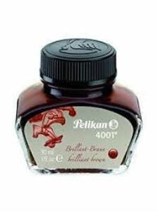 PELIKAN DOLMA KALEM MUREKKEBI KAHVERENGI 30ML(4001
