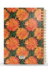 YMN Günlük Ajanda 2026 Flowers Spiralli 17x24 cm 320 Sayfa SPR.7 DD-020