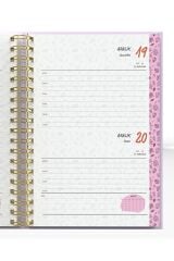 YMN Günlük Ajanda 2026 Flowers Spiralli 17x24 cm 320 Sayfa SPR.5 DD-020