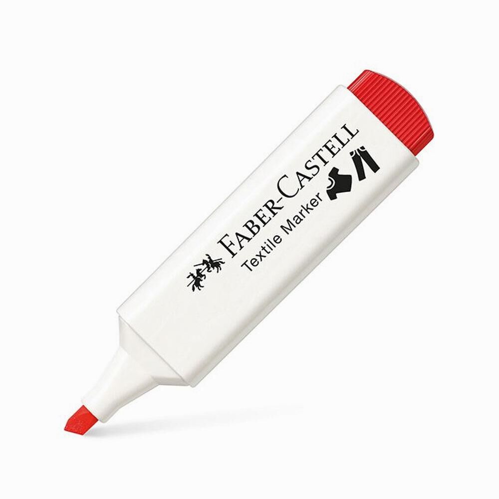 FABER TEKSTIL MARKORU KIRMIZI 1 LI