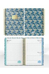 YMN Günlük Ajanda 2026 Flowers Spiralli 17x24 cm 320 Sayfa SPR.1 DD-020