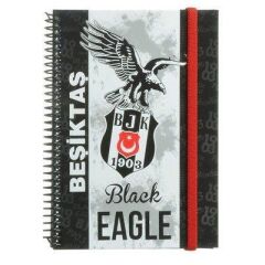 NOT DEFTERI BJK SERT KAPAK 14x21 50 YP.(551397)