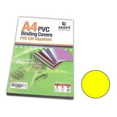 MAPI CILT KAPAGI PVC A4 160MIC SARI 100 LU