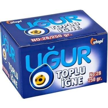 UGUR TOPLU IGNE 250GR KUTU  NO:28 (BRNU3)